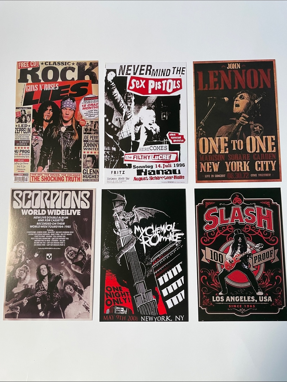 NIB Set of 60 Vintage Punk Rock Art Prints for music enthusiasts. - Picture 6 of 11